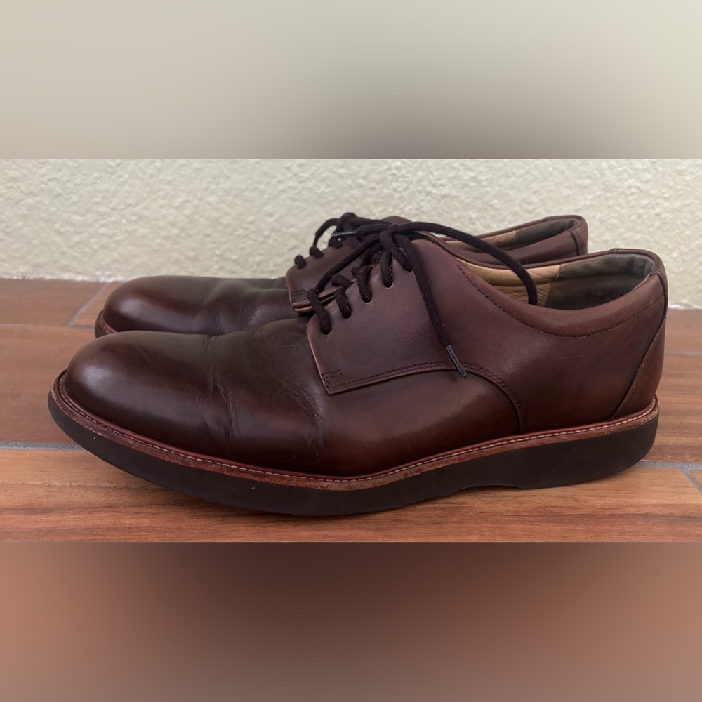 Samuel Hubbard Founder Cognac Brown Leather Loafer Shoe w/ Vibram Soles Size: 10